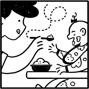 enséñale a los niños a cuidar de otras personas