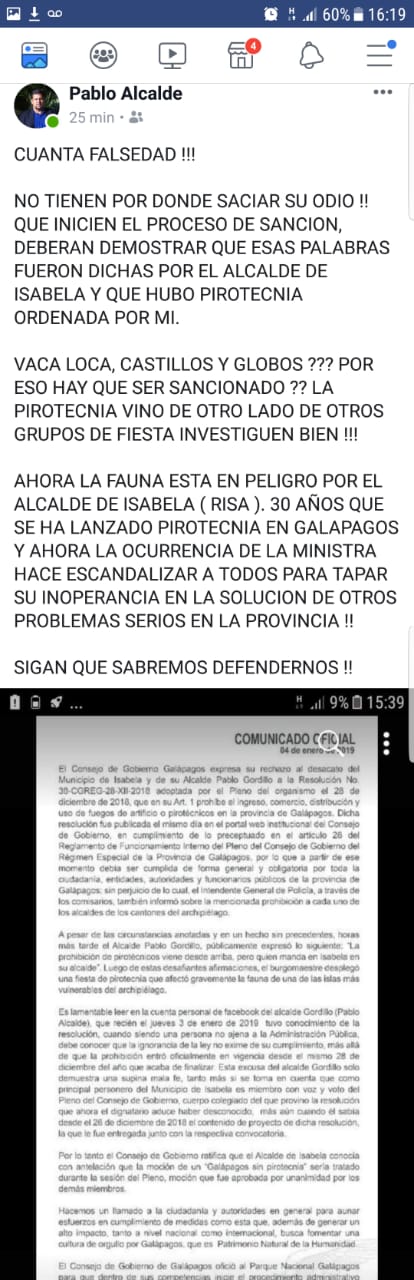 pirotecnia galapagos