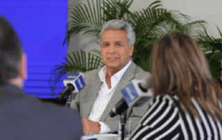 Ronny Aleaga presentó una moción en el pleno para tratar una denuncia contra el presidente Moreno.