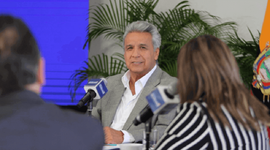 Ronny Aleaga presentó una moción en el pleno para tratar una denuncia contra el presidente Moreno.