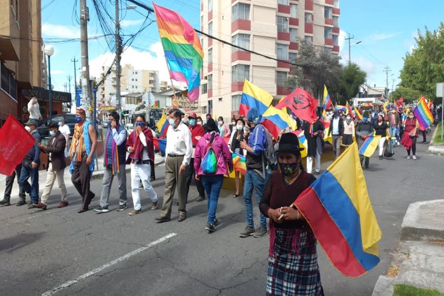 movilizaciones hacia Quito