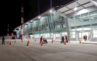 droga en avión que salía de Latacunga