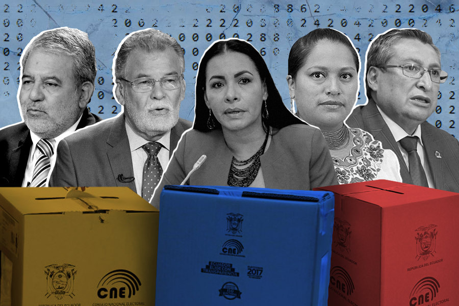 ¿Ha sido transparente el CNE? Ilustración de Paula De la Cruz para GK.