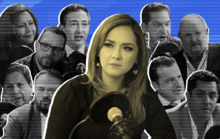 ¿Cómo son los candidatos presidenciales tras cámaras? Ilustración de Paula de la Cruz para GK.