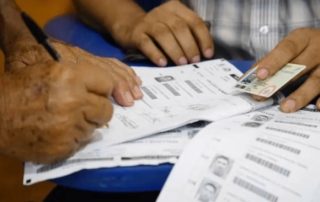 recinto electoral para la segunda vuelta