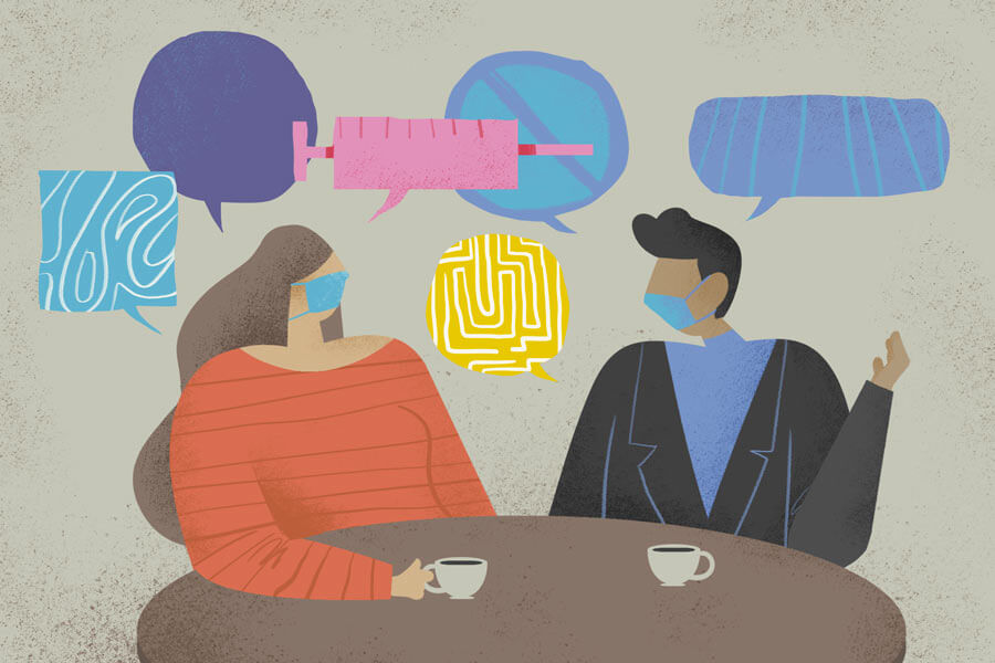 Cómo hablar con alguien que no quiere vacunarse