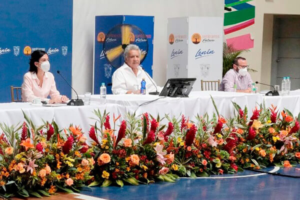 reunión de Lenín Moreno y Guillermo Lasso