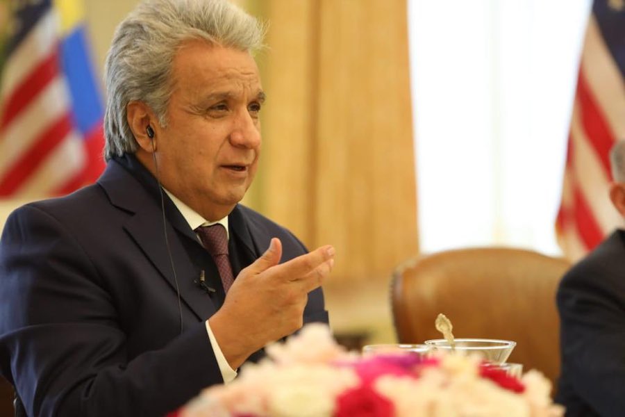 Se fue Lenín Moreno
