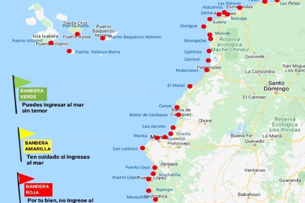 oleaje en Ecuador