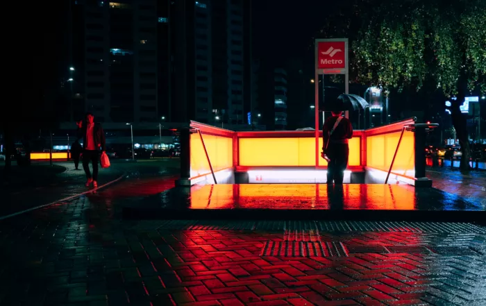 Una noche en el metro de Quito