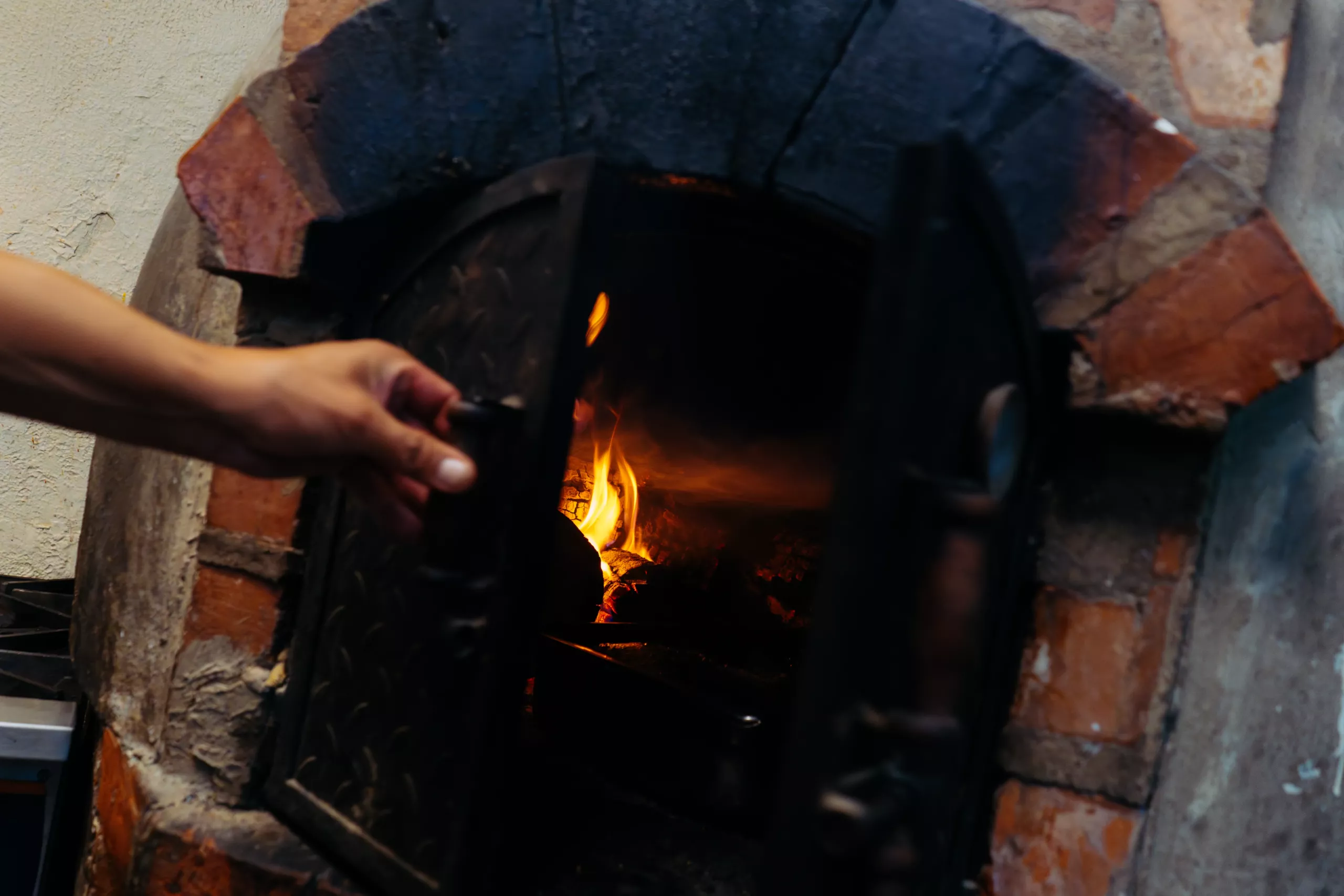 HORNO DE MARCANDO EL CAMINO (8 de 10) El horno, listo para generar a reacción de Maillard