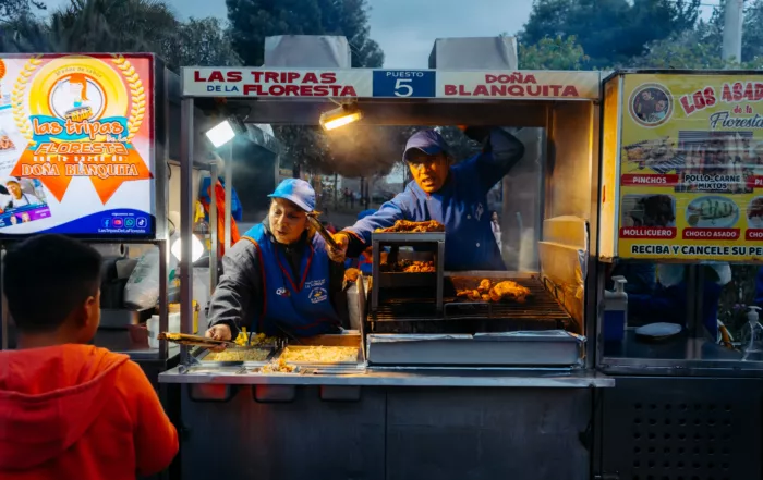 Doña Blanquita, un clásico en el Parque de Las Tripas de la Vicentina