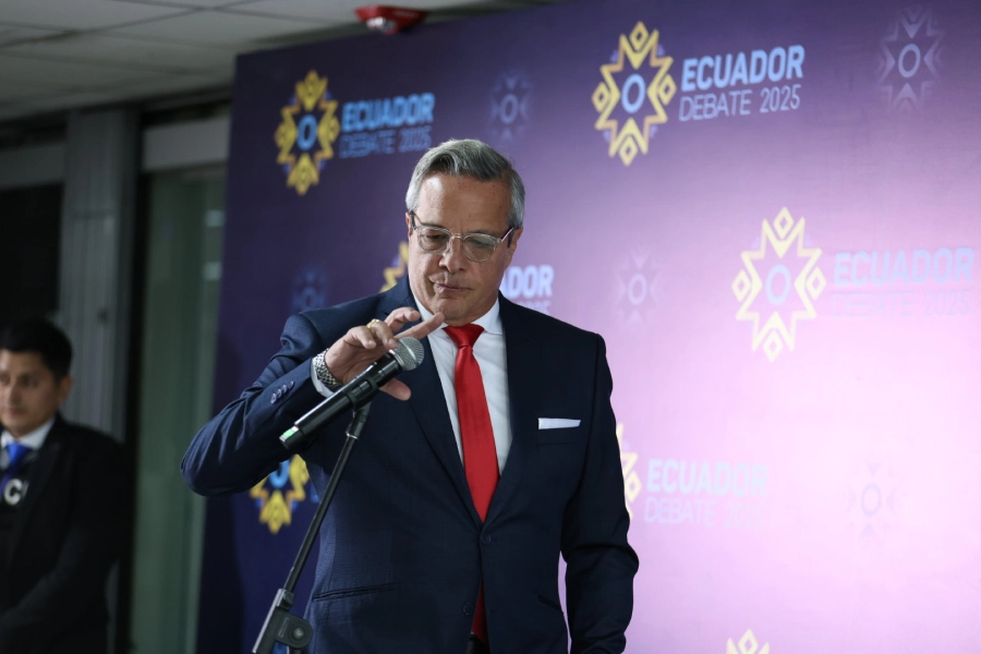 jimmy jairala debate presidencial 2025