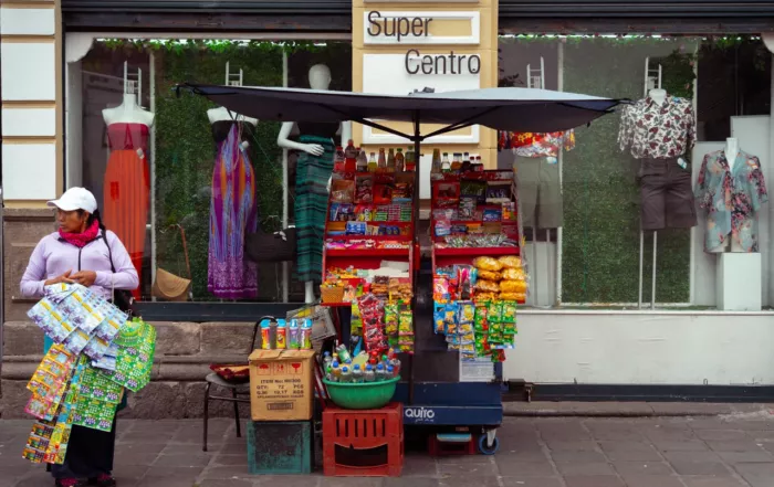 puestitos del Centro Histórico de Quito