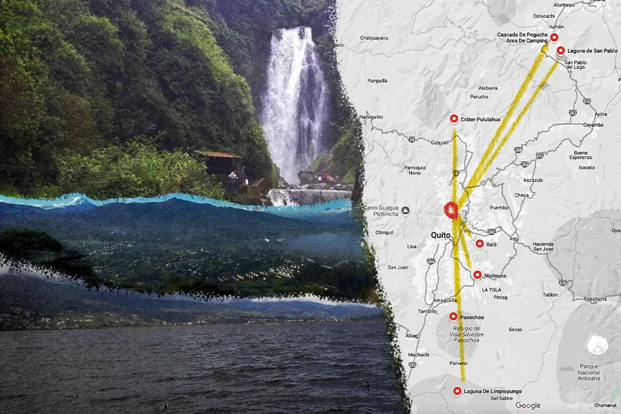 10 caminatas a 3 horas de Quito