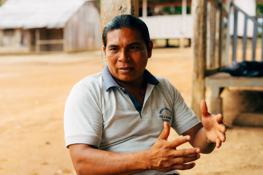 Profesor unidocente Leonidas Vargas