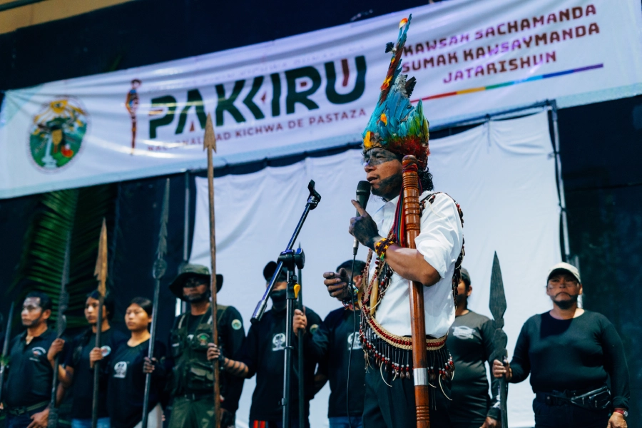 Luis Canelos, asamblea Pakkiru