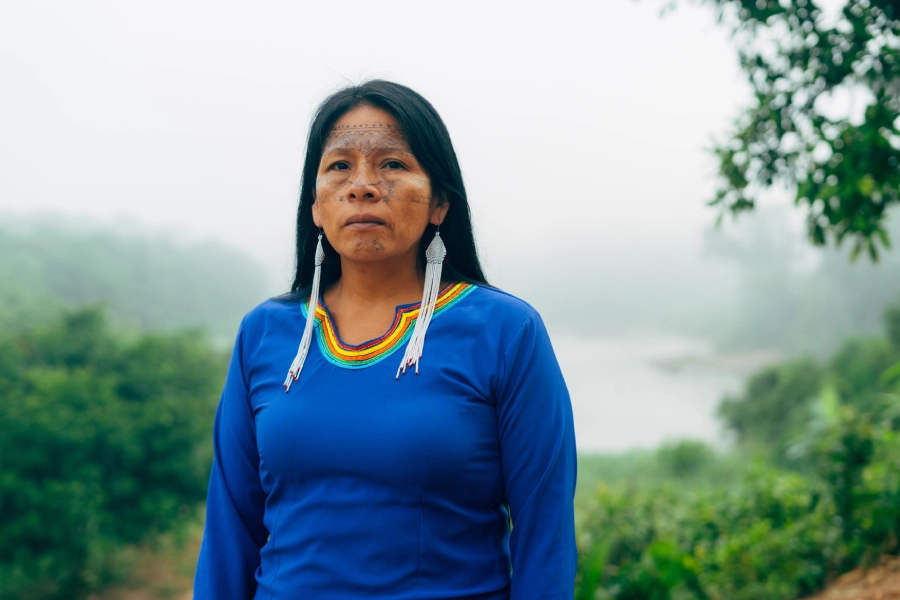 Rosa Aranda, presidenta comuna Moretecocha